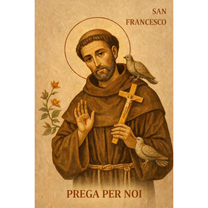 Tela quadro San Francesco d'Assisi