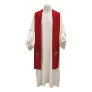 Stola sacerdotale con ricamo Croce stilizzata