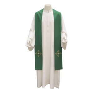 Stola sacerdotale con ricamo Croce barocca