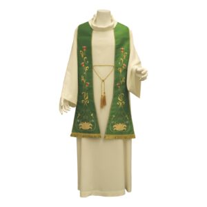 Stola sacerdotale stile romana ricamata