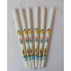 candele da battesimo decorate