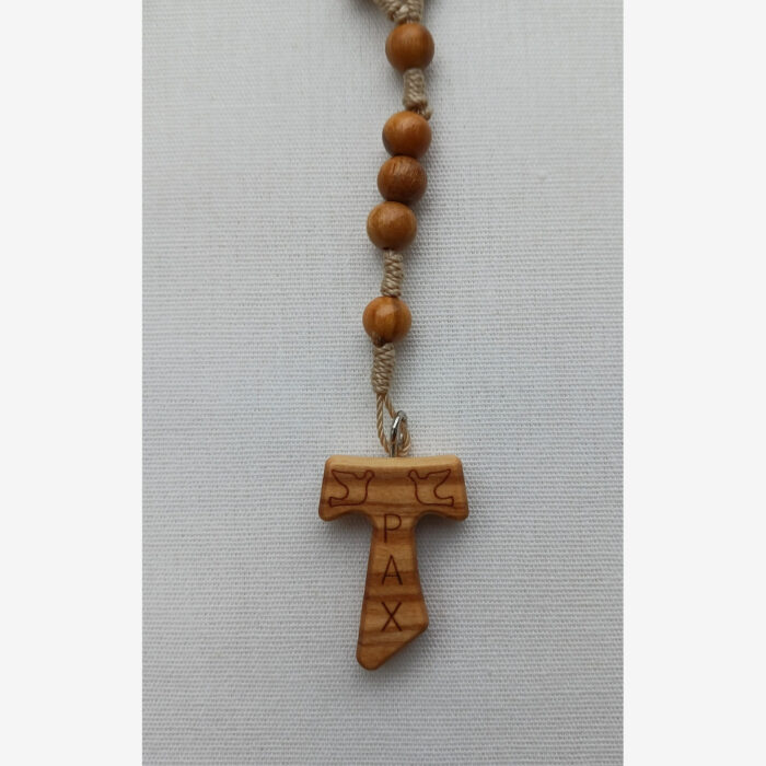 UL200 rosario Tau ulivo corda mm.7 cm.33 particolare_1600
